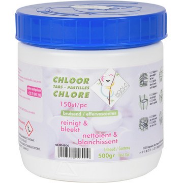 Chloor tabletten 12 potten