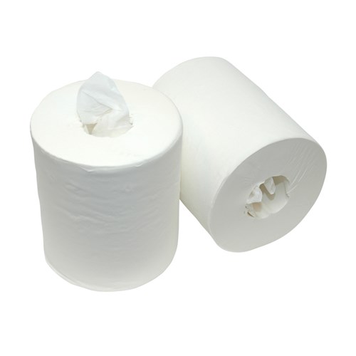 Blanco Midi poetspapier zonder kern 1-laags cellulose 280M