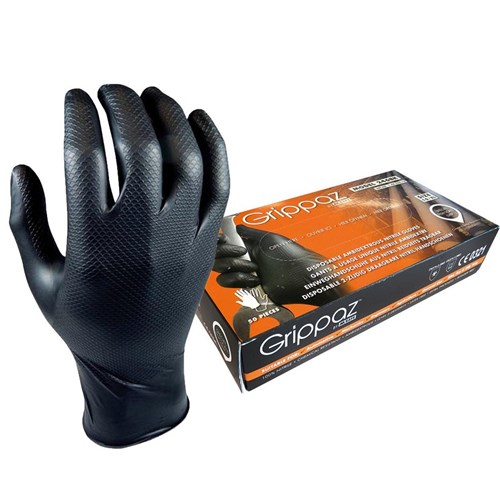 M-Safe 246BK Nitril Grippaz handschoen maat L