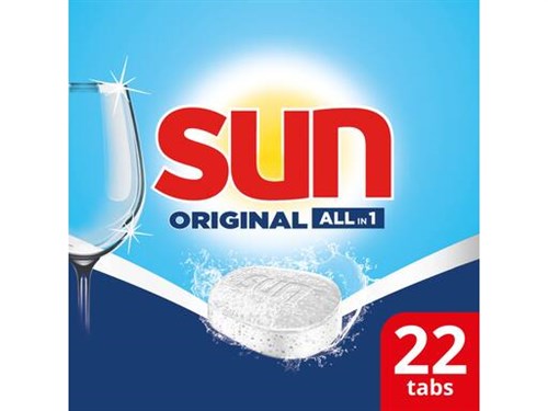 SUN Vaatwastabletten All-in-1 Normaal 22tabs