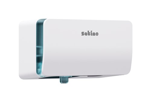 Hyginity Twin Roll Toilet Paper Dispenser (white)