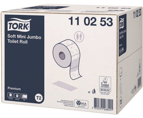 Tork Zacht Mini Jumbo Toiletpapier 2 laags T2