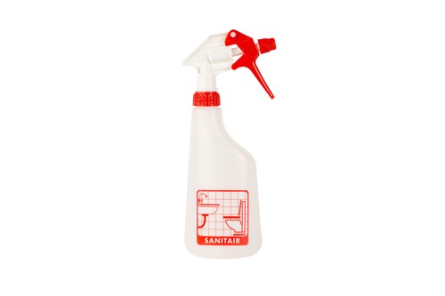 Sprayflacon compleet rood sanitair 600ml