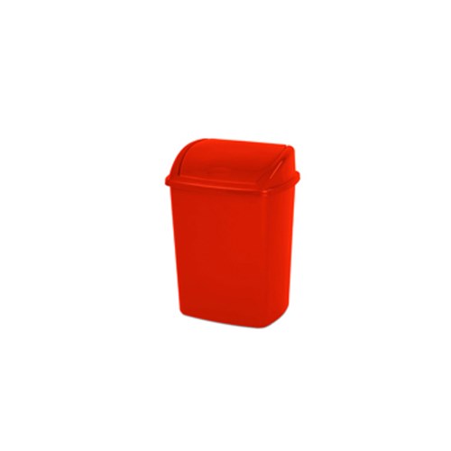 Afvalbak Swing 15 liter rood