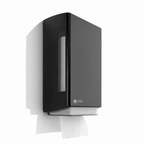 BlackSatino Dispenser voor gevouwen toiletpapier single