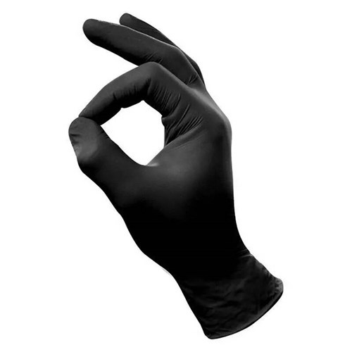 Nitril handschoenen zwart Cat 3 maat L