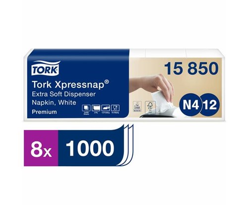 Tork Xpressnap® Extra Zachte dispenserservet Premium 2-laags