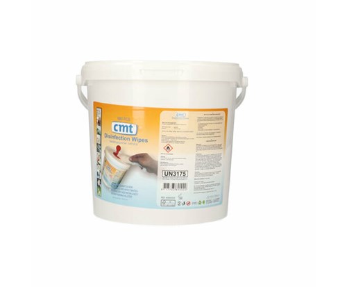 CMT disinfection wipes wit XL 18x22cm 680 wipes/emmer