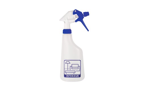 Sprayflacon compleet blauw interieur 600ml