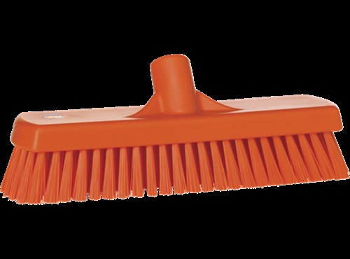 Vikan Hygiene vloerschrobber oranje 305 mm hard