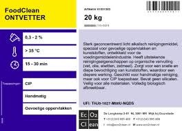 FoodClean Ontvetter 20kg