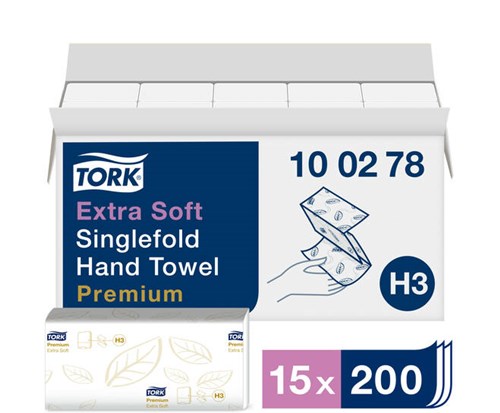 Tork Extra Zachte Z-vouw Handdoek H3