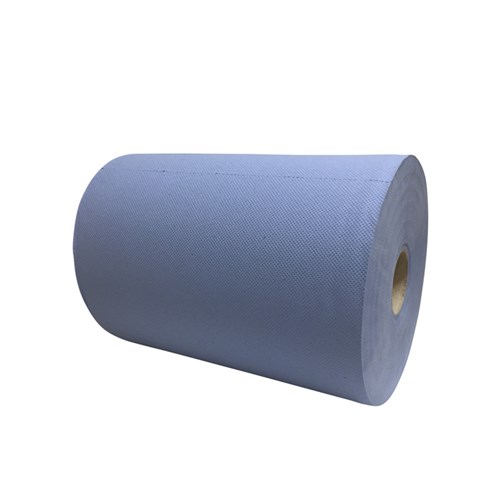 Euro Industriepapier 3-laags blauw cellulose 190M x 37 cm
