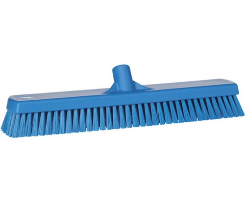 Vikan Hygiene 7062-3 vloerschrobber blauw, harde vezels, 470