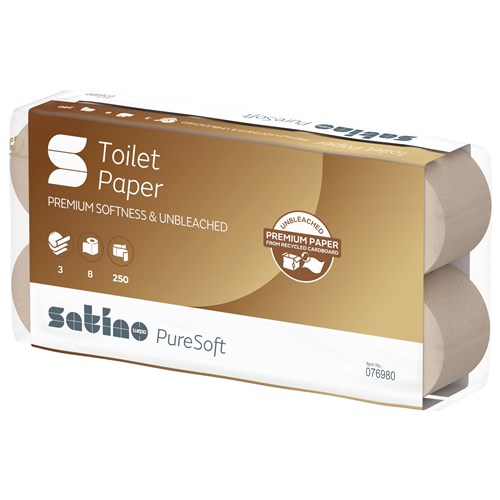 Satino PureSoft 3 laags Toiletpapier 9x8