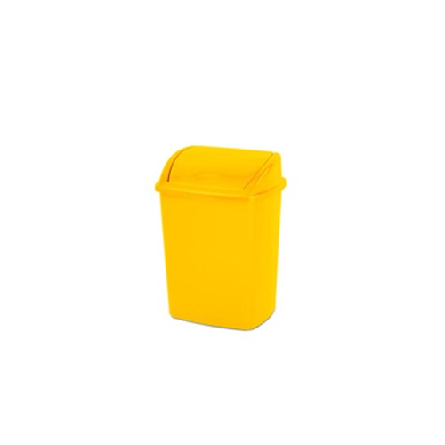 Afvalbak Swing 15 liter geel